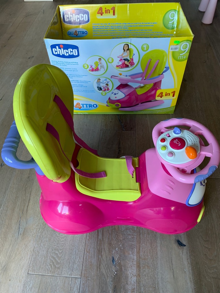 CHODZIK CHICCO QUATRO 4w1 JEŹDZIK PCHACZ POJAZD
