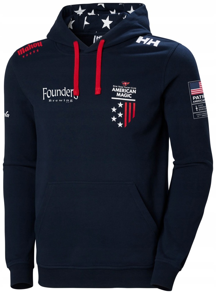 Bluza z kapturem Helly Hansen American Magic rozm M, granatowa, męska