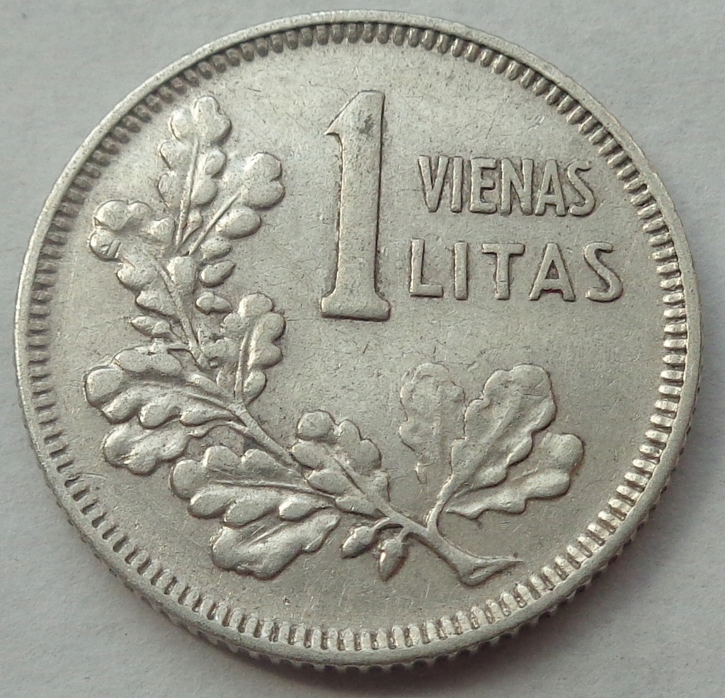 LITWA - 1 Litas / Lit - 1925 - srebro