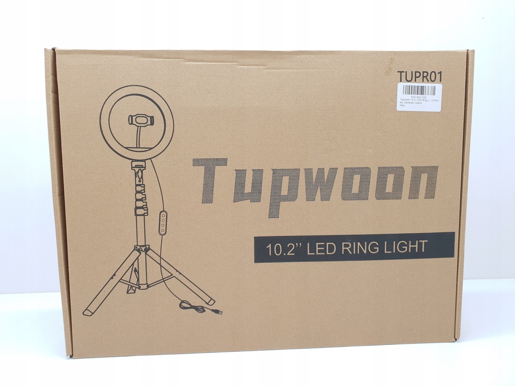 TUPWOON R01 lampa pierścieniowa statyw uchwyt 10,2