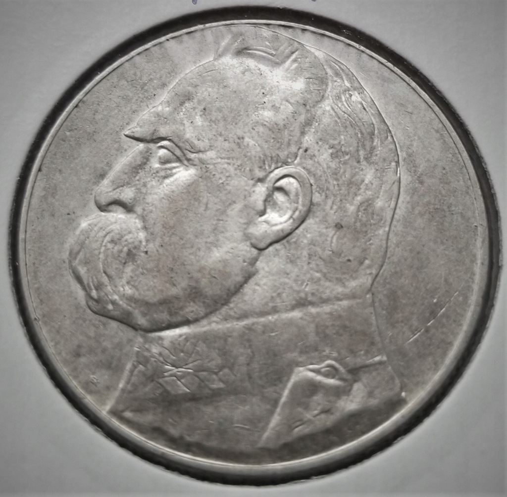 10 zlotych 1934 Pilsudski - urzedowy