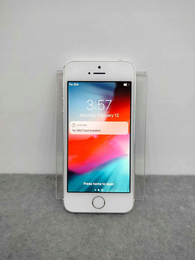 APPLE Smartfon iPhone 5S 16GB 1GB Apple A7 Silver OUTLET sprawny #117