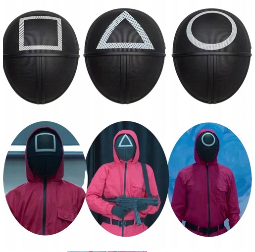 L KOSTIUM SQUID GAME ZESTAW HALLOWEEN 4w1 COSPLAY 11838158753