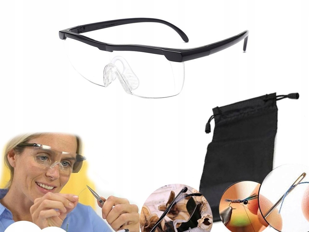 okulary Lupa prac domowych160% okulary powiększające big vision