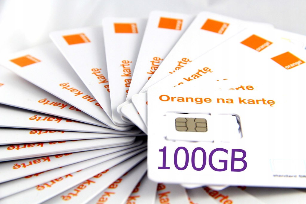 INTERNET NA KARTĘ LTE ORANGE FREE 100GB 520 dni!