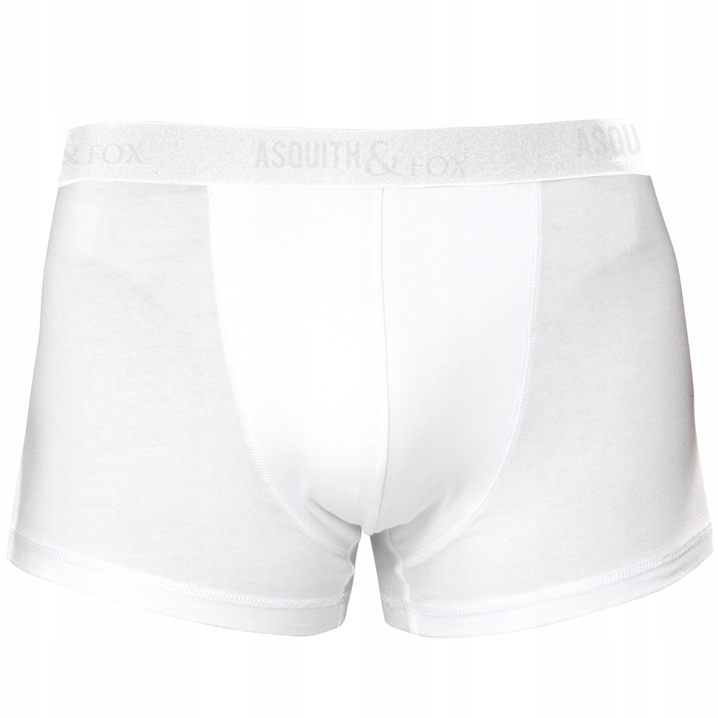 Asquith & Fox męskie majtki szorty 2XL Biały
