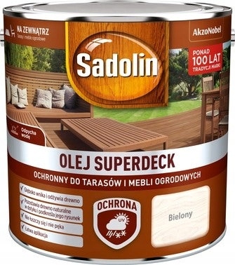 Olej Sadolin Superdeck bielony 2,5l