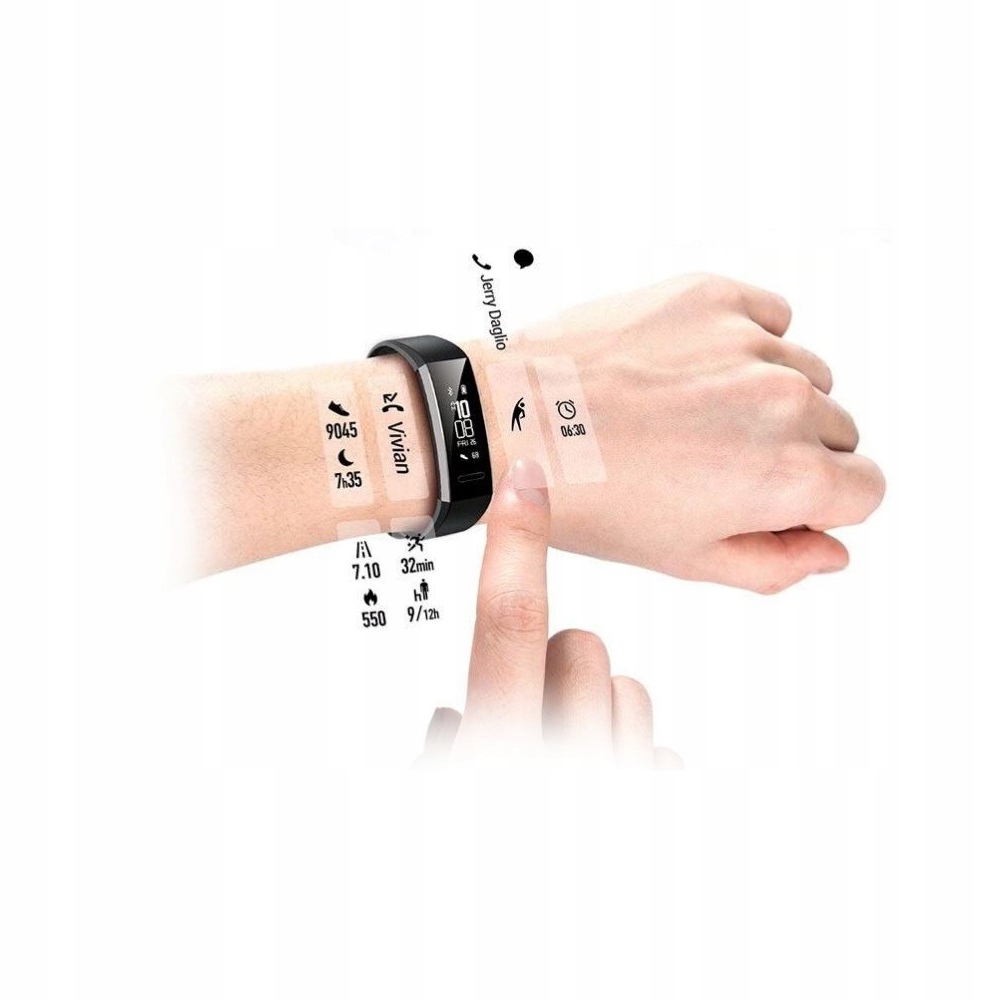 Huawei Band 2 Pro SMARTBAND OPASKA 5ATM SMARTWATCH - 7811813965 - oficjalne archiwum Allegro