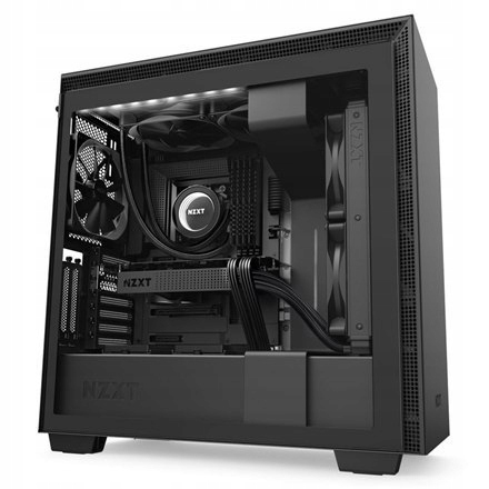 NZXT NZXT H710i Black, ATX, Power supply included