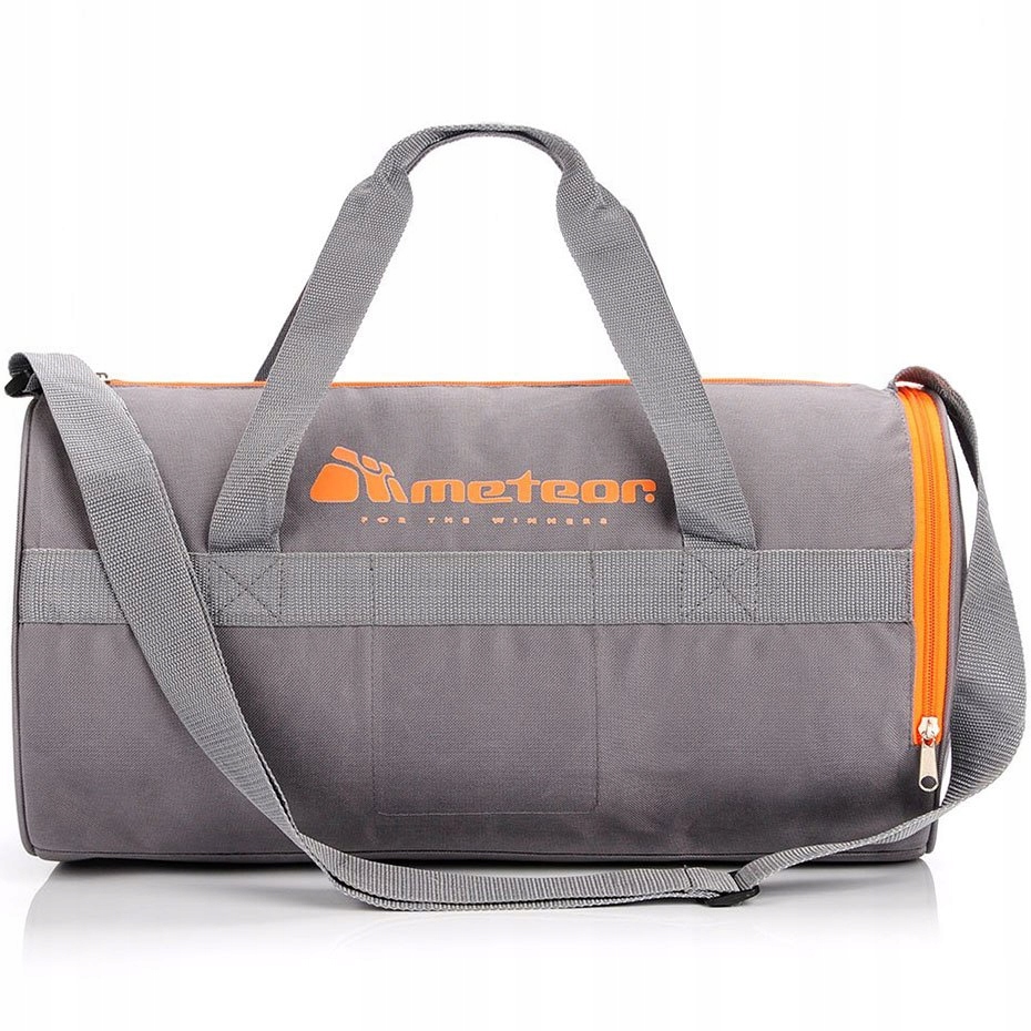 Torba fitness Meteor Siggy 25L szaro-pomarańczowa