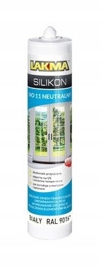 Silikon neutralny Lakma biały 280ml