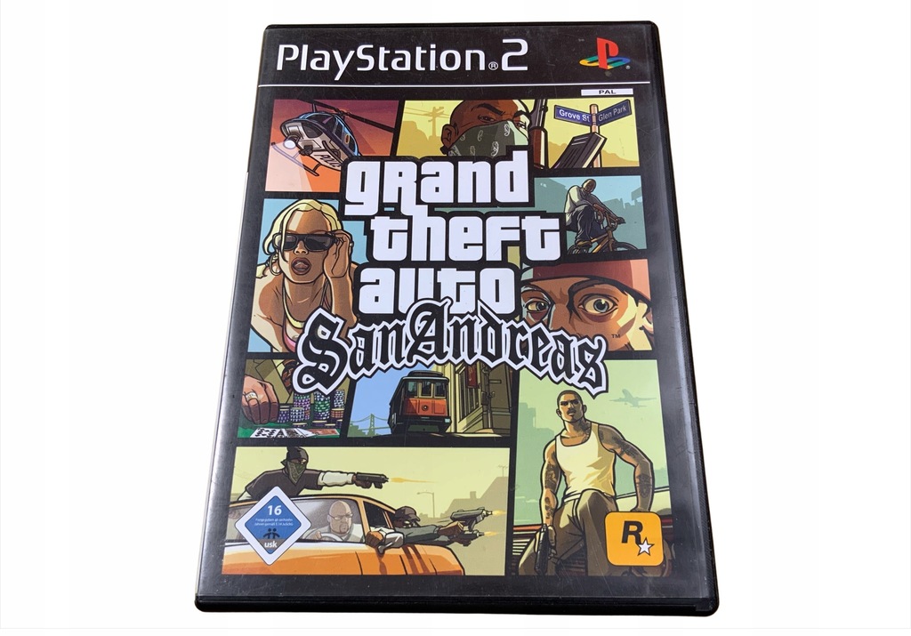 Купить GTA GRAND THEFT AUTO SAN ANDREAS полный комплект PS2: отзывы ...