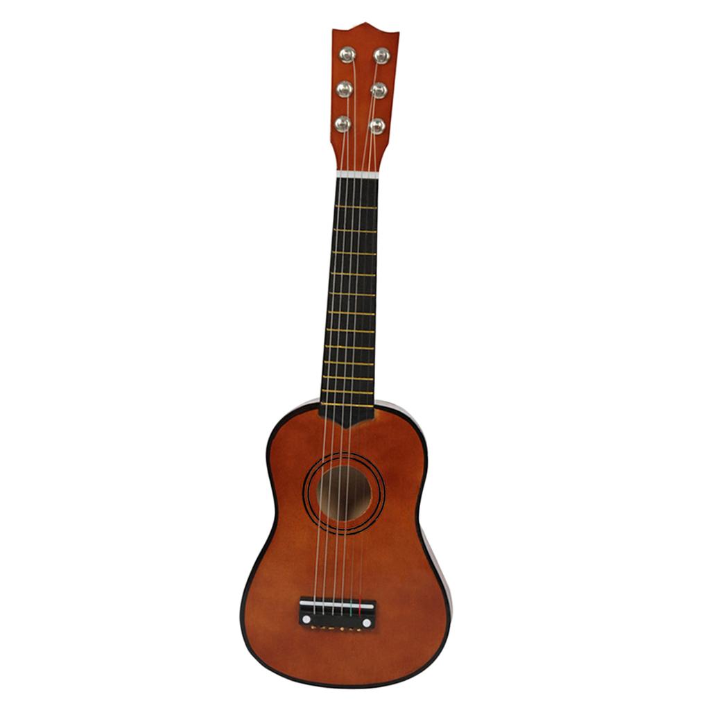 Przenośna drewniana gitara akustyczna na