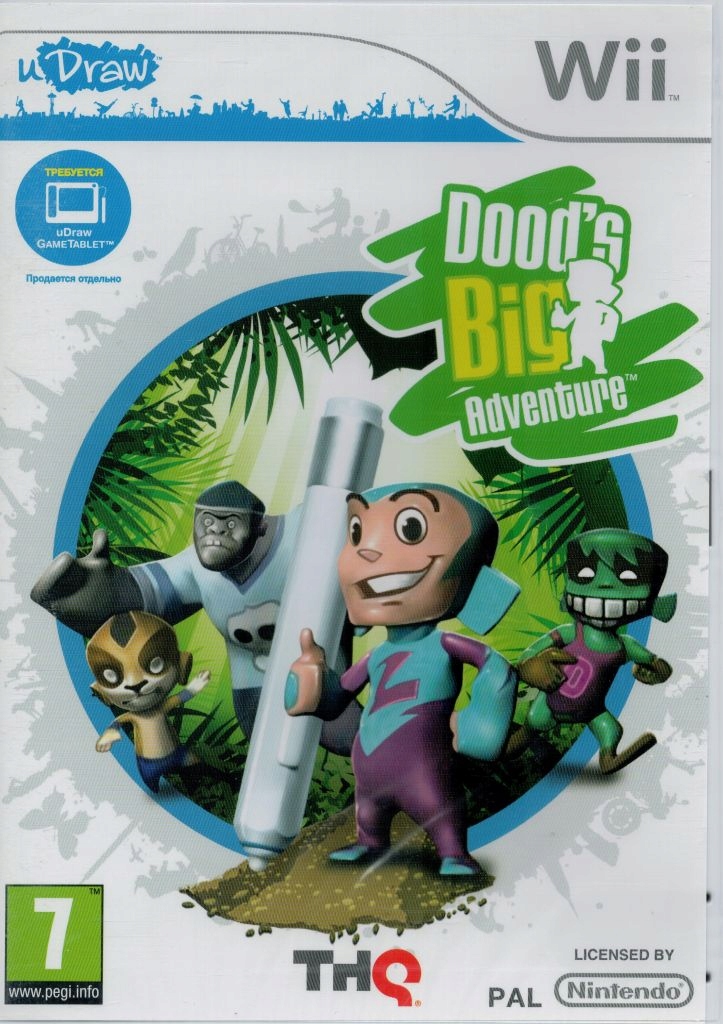 uDraw Dood's Big Adventure Nowa Gra Wii
