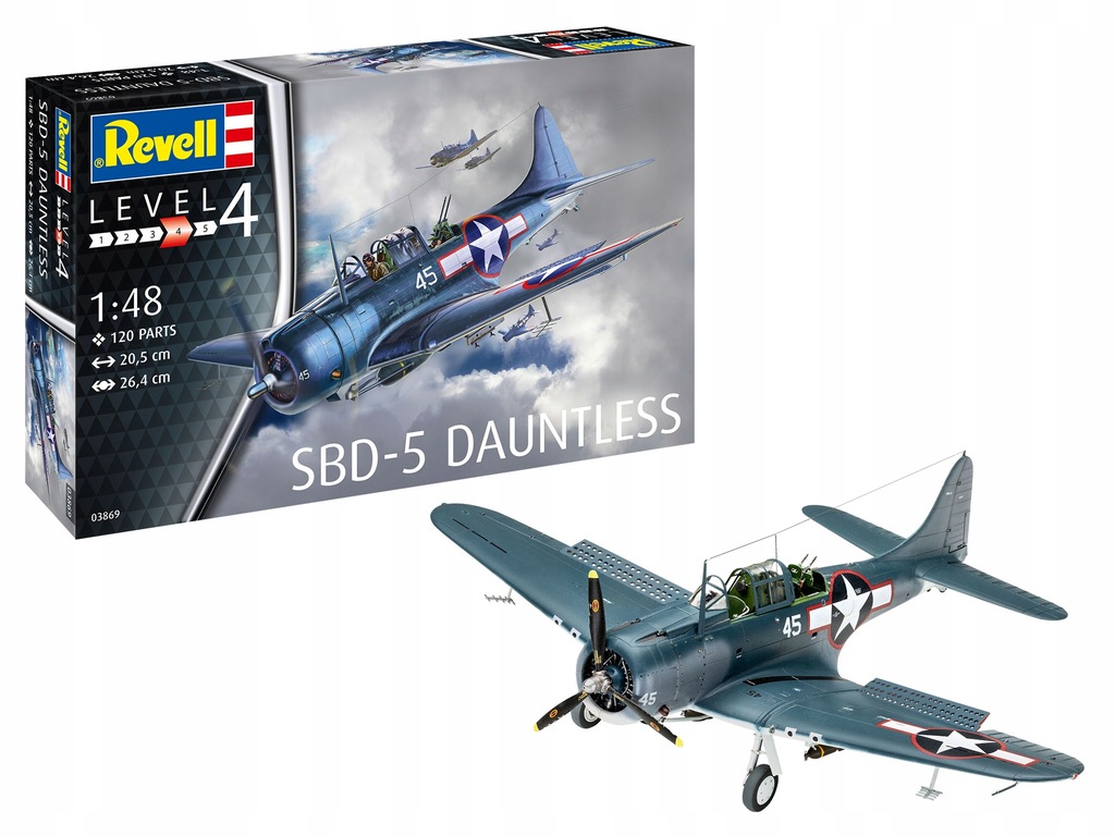 REVELL 1:48 SBD-5 DAUNTLESS Navyfighter 03869