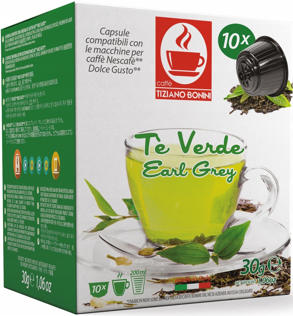 Kapsułki Dolce Gusto Herbata Te Verde Earl Grey 10