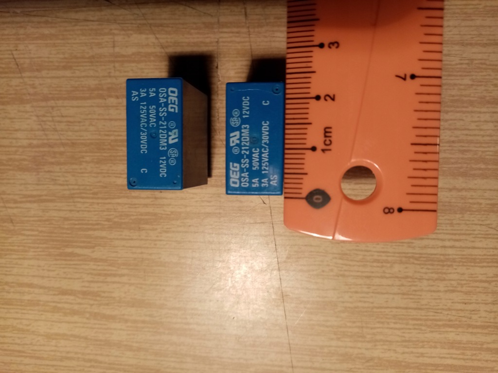 OSA-SH-212DM3 Relais - 3A 12VDC 6-polig Mit 2 Schließerkontakten