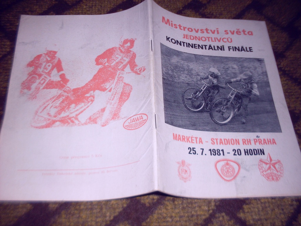 1981 Praga Finał Kontynentalny IMŚ - wypełniony