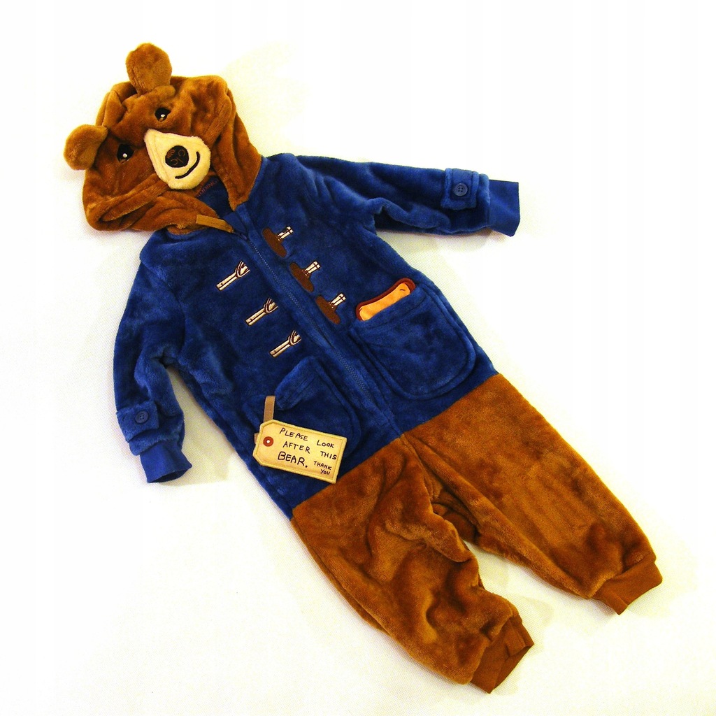 DZIECKO 80 cm_M&S ciepły pajac MIŚ PADDINGTON