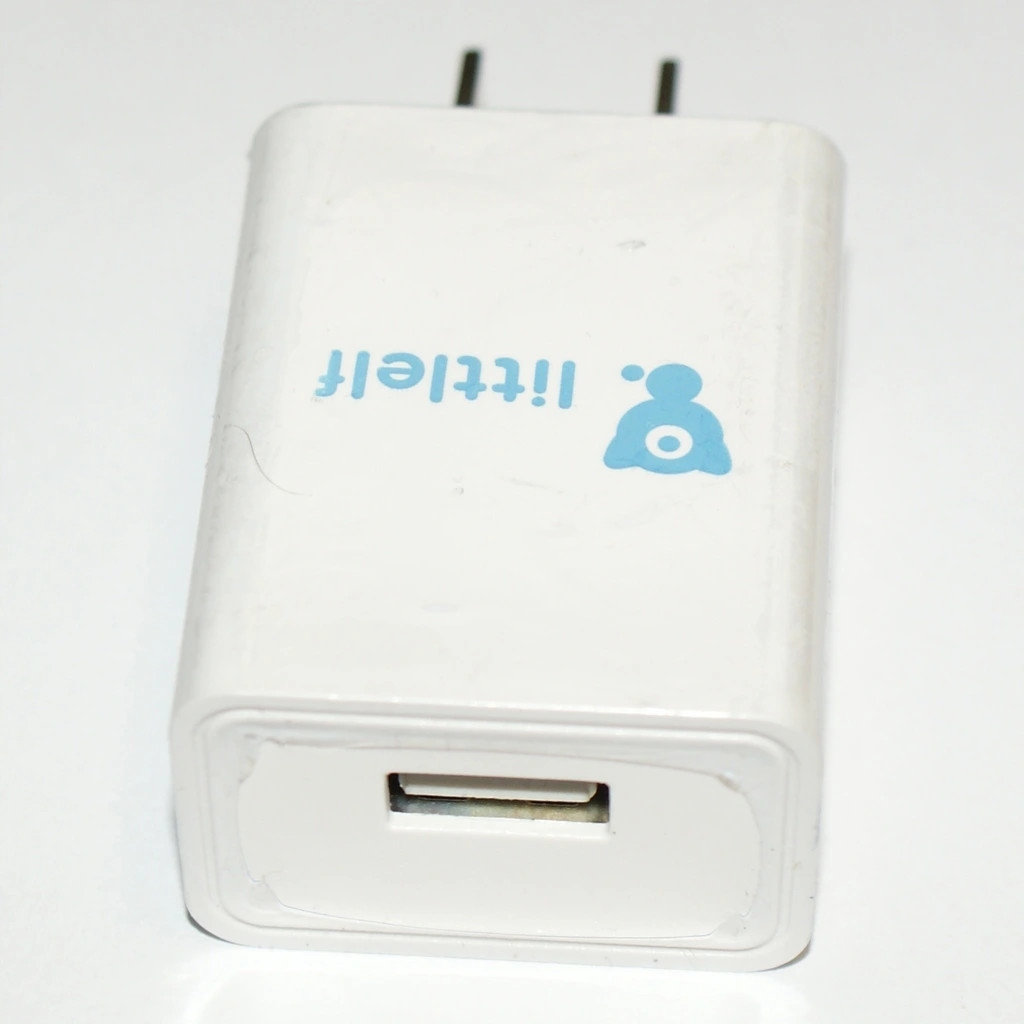 Ładowarka sieciowa USA US STANY zasilacz USB biała