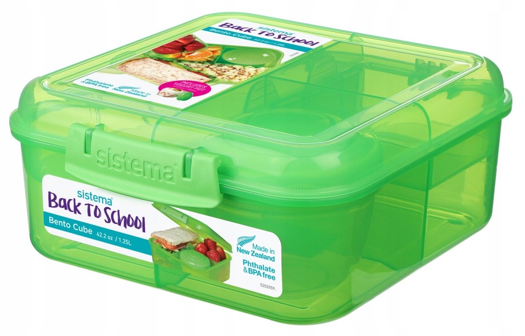 Pojemnik na lunch Bento Cube 1,25l SISTEMA bez BPA 12151428689