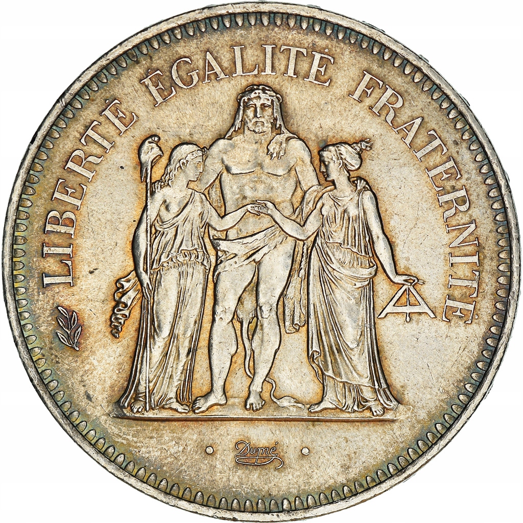 Moneta, Francja, Hercule, 50 Francs, 1977, Paris,