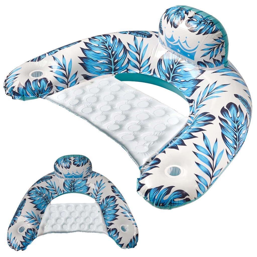 Krzesło do pływania fotel leżak hamak wodny niebie
