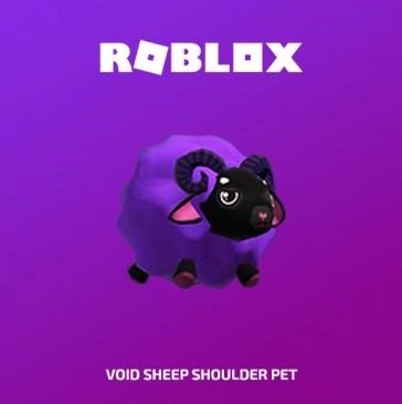 Roblox Void Sheep Shoulder Pet doładowanie skin