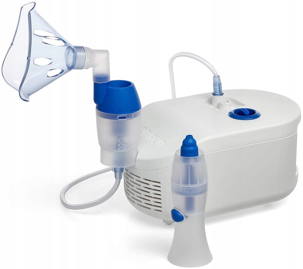 Omron C102 Inhalator-nebulizator 2 w 1 z rozpylaczem do nosa