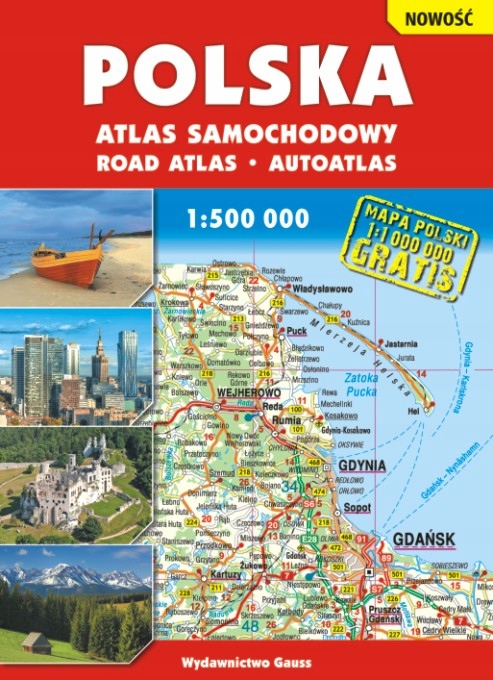 Polska. Atlas samochodowy 1:500 000