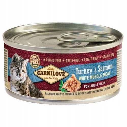 CARNILOVE CAT ADULT TURKEY&SALMON 100g