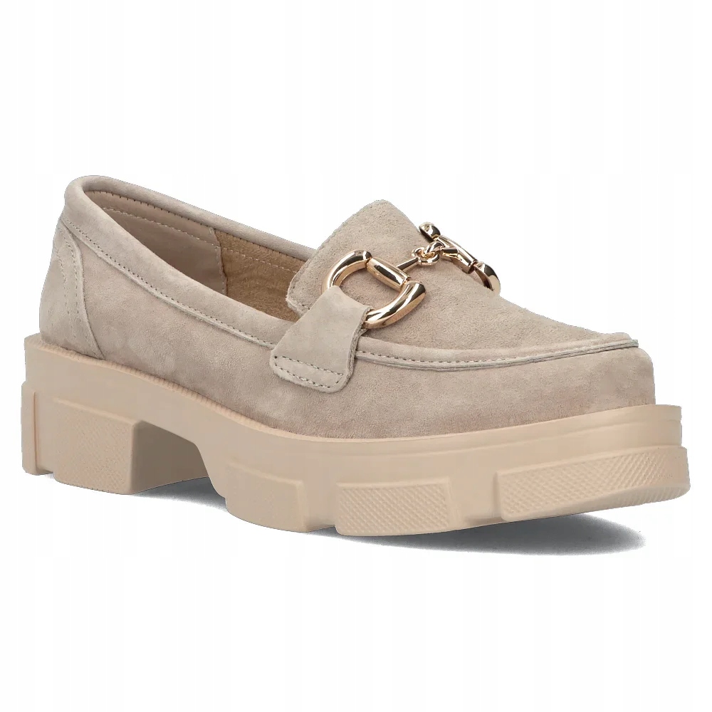 Buty damskie półbuty damskie skórzane Filippo platforma wsuwane r.39