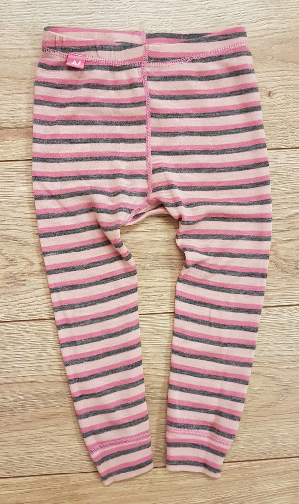 Spodnie legginsy wełna merino Name it 74