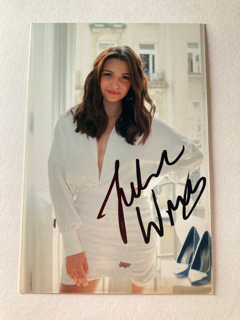 Julia Wieniawa Oryginalny Autograf ! ! !