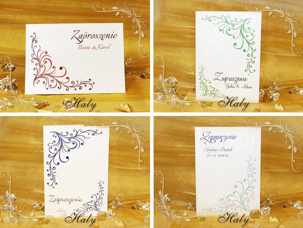 ZAPROSZENIA NA ŚLUB ROCZNICĘ URODZINY wysyłka 48h - 7346523880