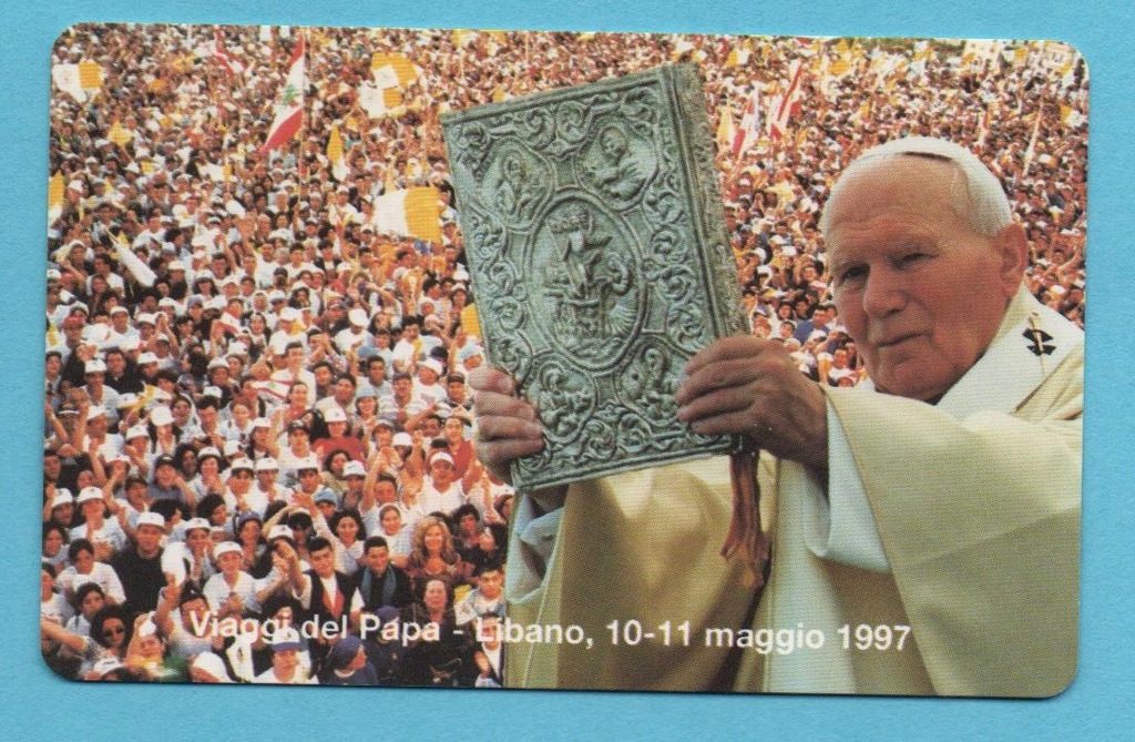 WATYKAN karta magnet NOWA Papież JAN PAWEŁ II niski nakład RRR