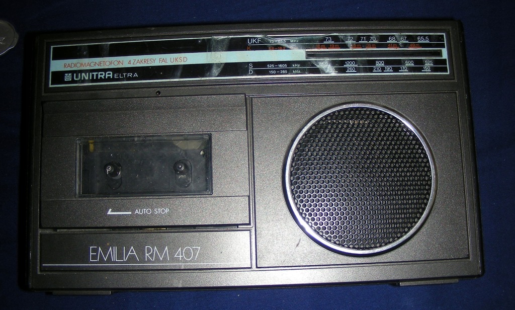 Radiomagnetofon Unitra Eltra EMILIA RM 407