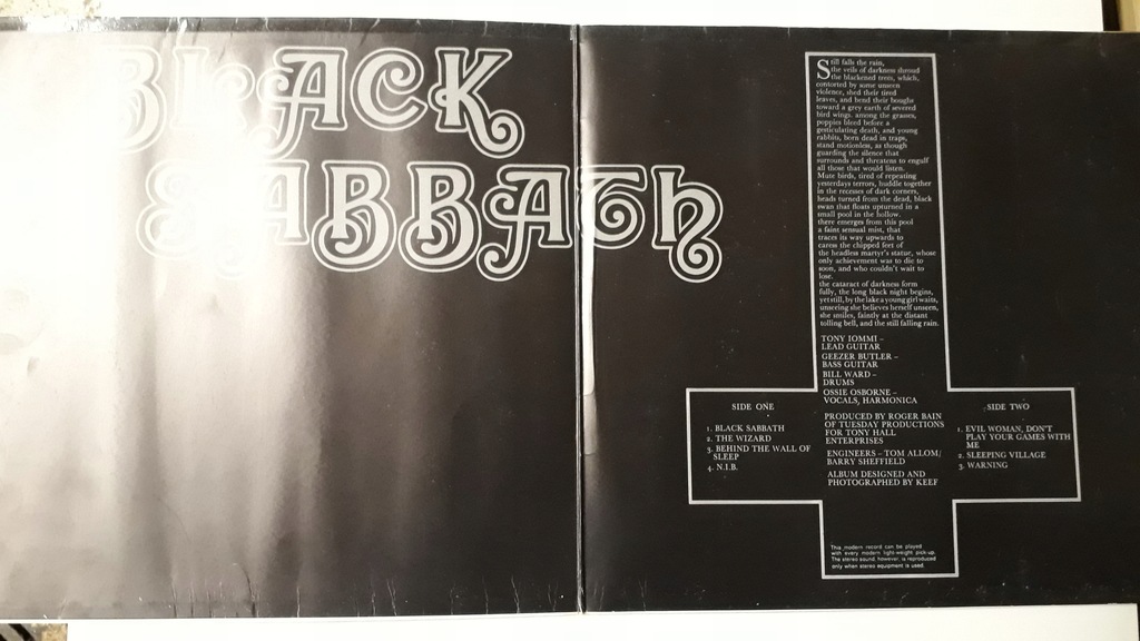 Купить BLACK SABBATH - BLACK SABBATH - LP - 3957: отзывы, фото, характеристики в интерне-магазине Aredi.ru