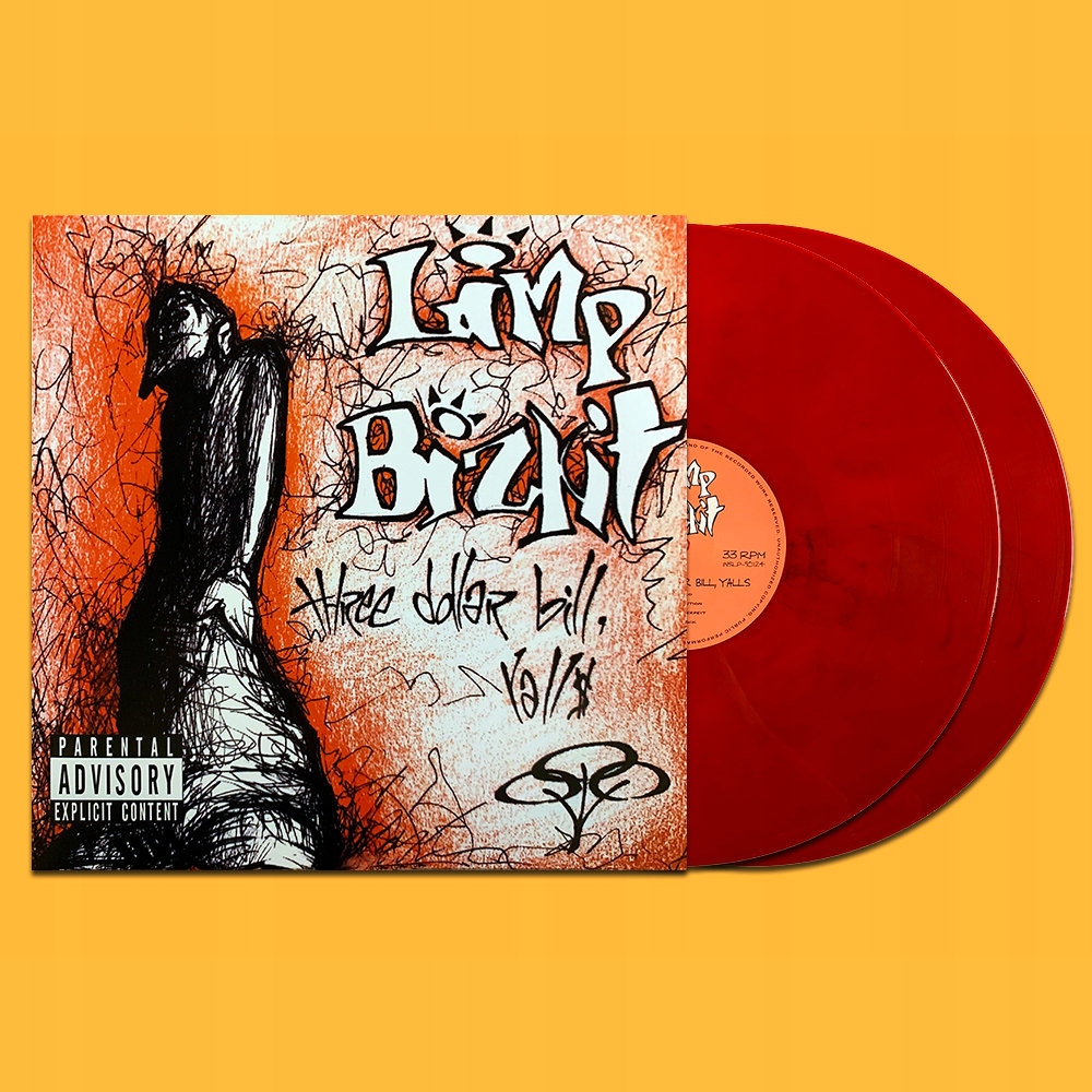洋楽 Limp Bizkit Three Dollar Bill Yall$ LP Limp Bizkit – Three Dollar Bill, Yall$ – 2 x Vinyl (Red, LP
