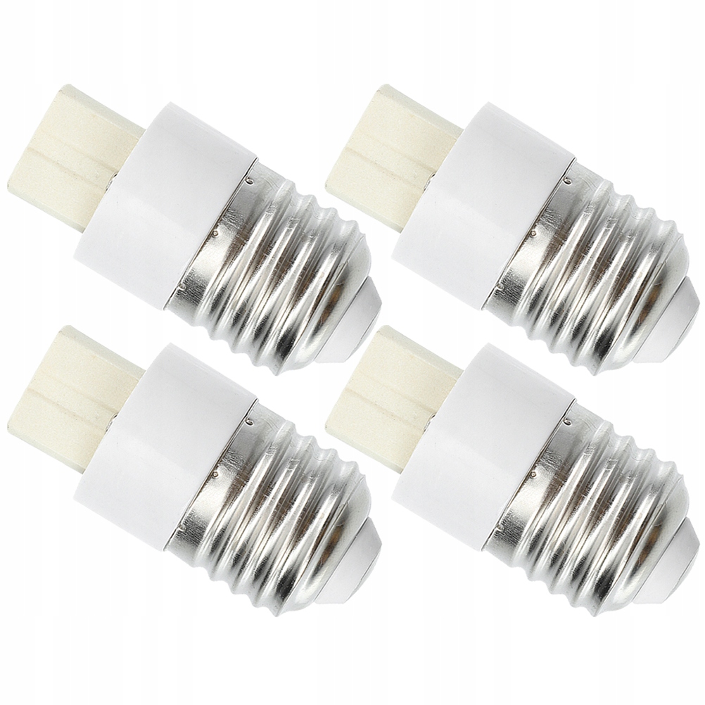 4PCS REPLACEMENT E 27 TO G 9 LAMP BULB ADAPTERS