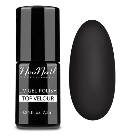 NEONAIL TOP MAT VELOUR UV NA HYBRYDY ŻELE 7,2ML