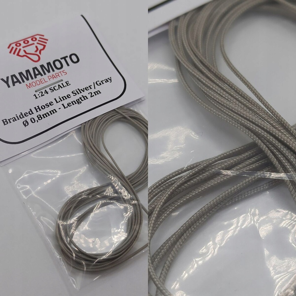 Braided Hose Line Silver 0,8mm YAMAMOTO YMPTUN66