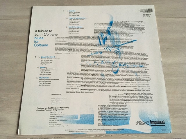 Купить PHAROAH SANDERS McCOY TYNER Blues для Coltrane LP: отзывы, фото, характеристики в интерне-магазине Aredi.ru