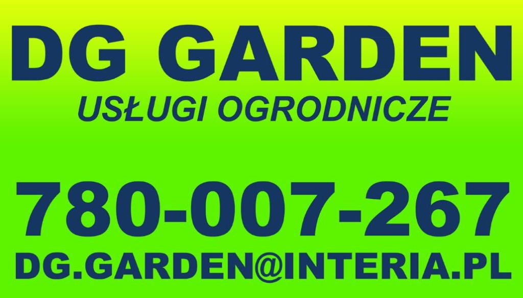 DG GARDEN - KOSZENIE lub WERTYKULACJA w KRAKOWIE !