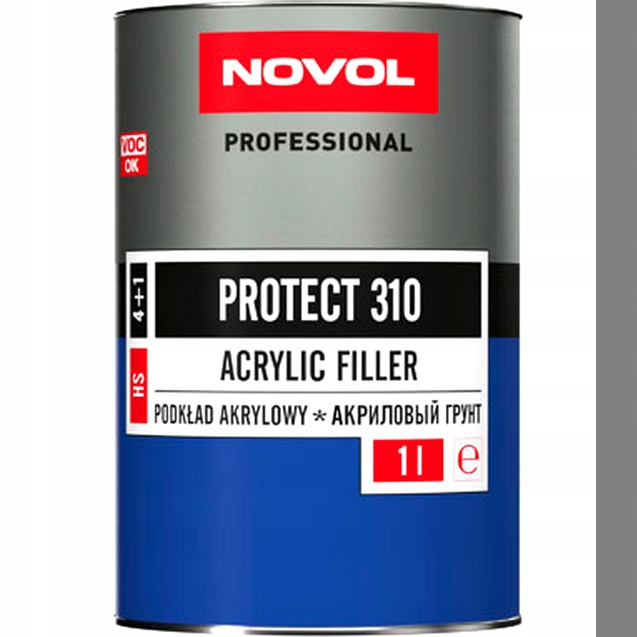 Podkład akrylowy HS NOVOL Protect 310 szary 1L Kpl