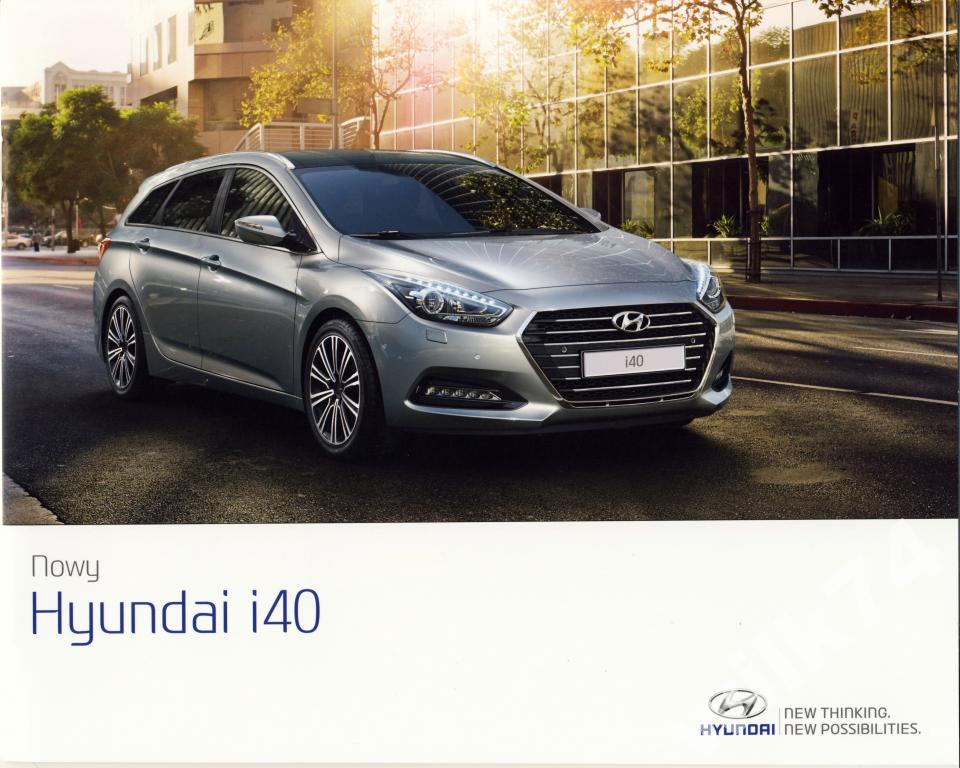 Hyundai i40 prospekt 2015 polski