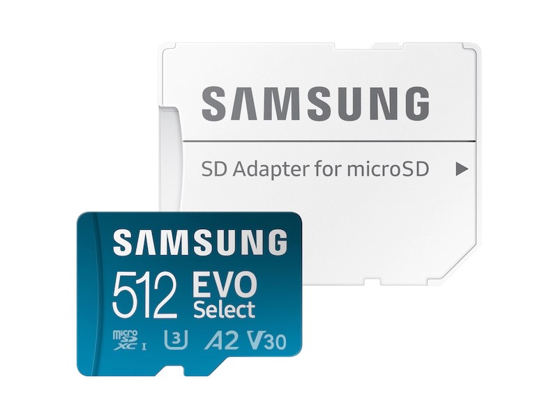 Karta microSD Samsung EVO Select 512 GB microSDXC 512 GB, Adapter