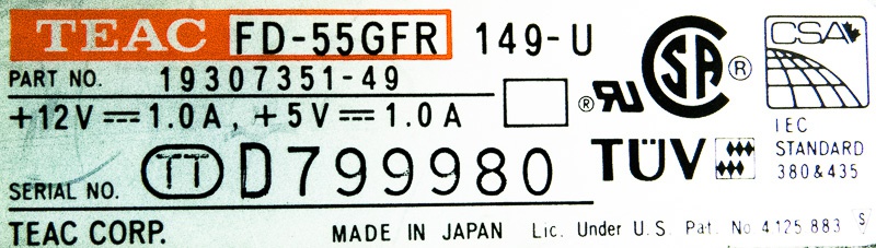 Купить ДИСКЕТА TEAC FD-55GFR 5,25 дюйма, 1,2 МБ 19307351-49: отзывы, фото, характеристики в интерне-магазине Aredi.ru