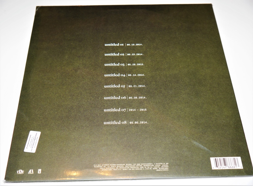 Купить Кендрик Ламар - Untitled LP 12' Хип-Хоп распродажа: отзывы, фото, характеристики в интерне-магазине Aredi.ru