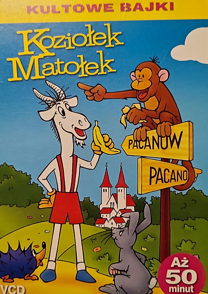Kultowe bajki Koziołek Matołek płyta VCD